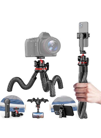 Buy Camera Tripod for Video Recording,Cell Phone Tripod Stand Compatible with Smartphone/Camera/Action Camera, xln412a in Saudi Arabia