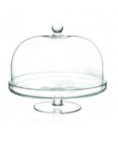 Buy Cake Stand, Transparent Glass Cover, Cake Pan Pastry Candy Dish in Egypt