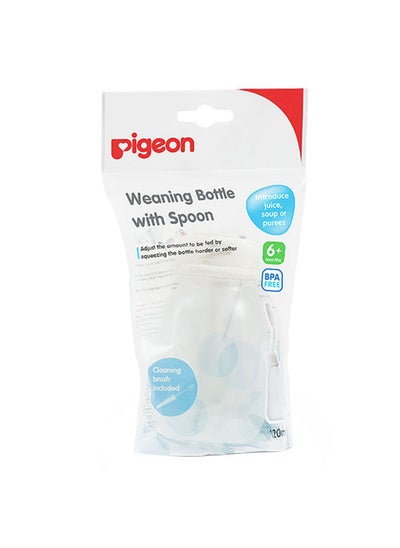 Buy Weaning Bottle With Spoon 120Ml in UAE