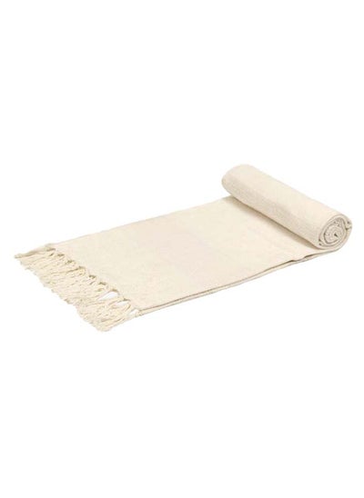 اشتري Shelby Chenille Table Runner, Natural - 40x140 cm في الامارات