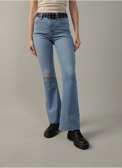 Buy AE Ne(x)t Level Super High-Waisted Flare Jean in Egypt