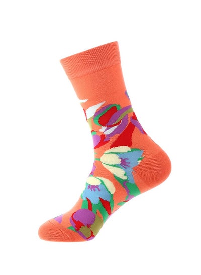 اشتري Unisex Absorb Sweat and Deodorize Socks 3 Pairs High Quality Socks One Size Fits All في الامارات