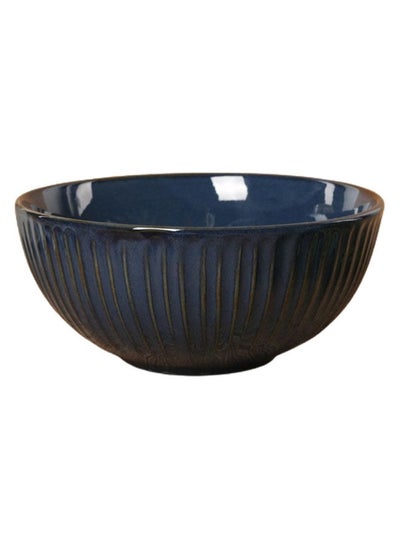 اشتري Gallery Porcelain Bowl, Blue - 20 cm في الامارات