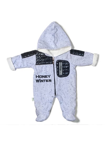 Buy Baby Boys Footed Jumpsuit with Hoodie in Egypt