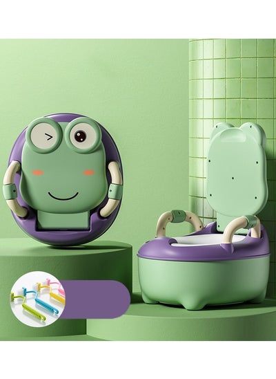 Buy Classic PVC Cushion Toddler Potty Training Chair With Lid And High Back Support in UAE