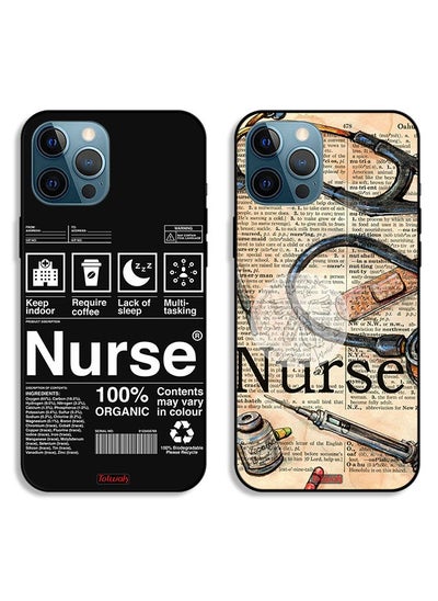 Buy Two Cases For Apple iPhone 12 Pro Max Protective Covers Nurse in Saudi Arabia