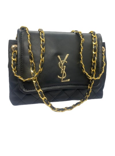 Buy Luxurious black leather women's bag from Saint Laurent in Egypt