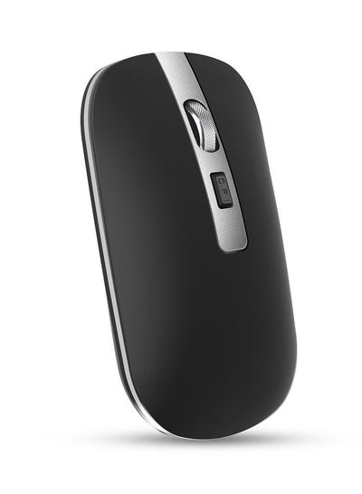 اشتري M30 Rechargeable Wireless Mouse 2.4GHz Mice 1600DPI Metal Scroll Wheel For Working Office White (Black) في الامارات