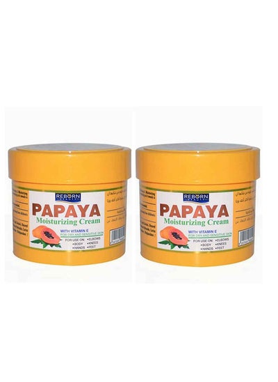 Buy Face And Body Papaya Moisturizing Cream 500ml (Pack of 2) in UAE