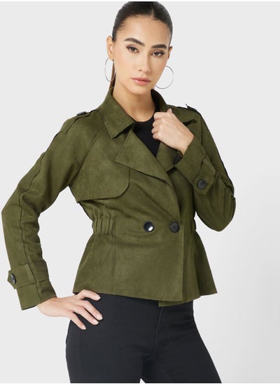 Buy Suede Look Jacket in Saudi Arabia