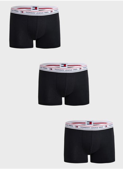 Buy 3 Pack Logo Band Trunks in UAE