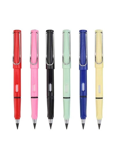 6PCS Inkless Magic Pencil, Infinity Reusable Pencil for Writing Drawing,  Replac
