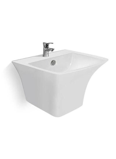 Buy MILANO WALL HUNG WASH BASIN 505X465X395MM - 629 in UAE