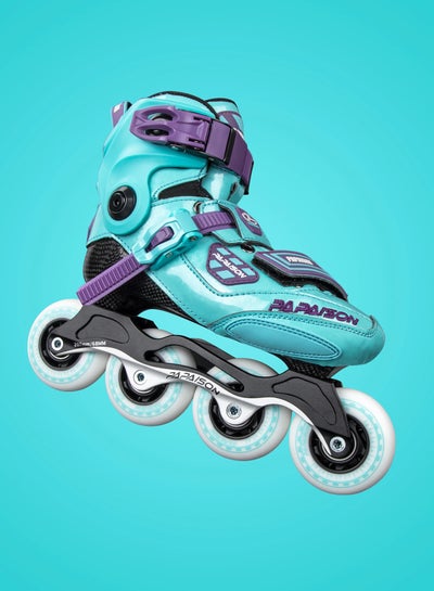 Buy Professional Carbon Fiber Base Slalom Skates Inline Skates PU 4 Wheels Durable Freestyle Skates For Adults And Kids in Saudi Arabia