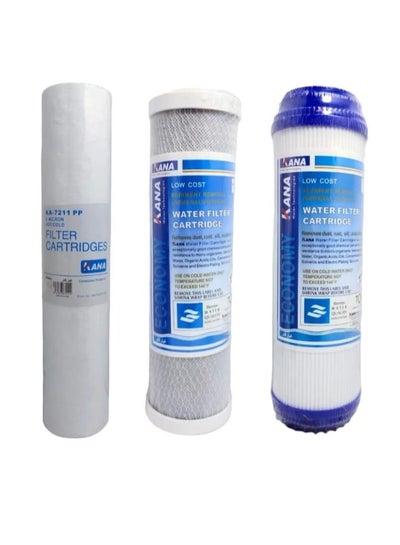 ISpring 7-Piece Reverse Osmosis Water Filter Replacement Kit – 5-Stage System – F7-GAC