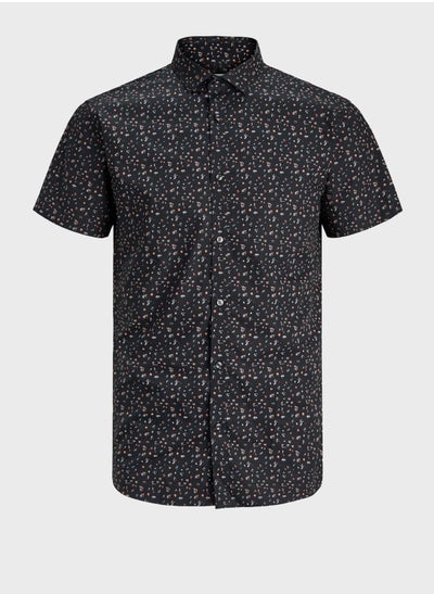 Buy Floral Print Slim Fit Shirt in Saudi Arabia