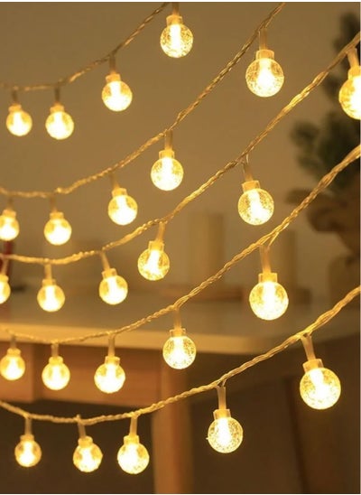 Buy Warm White String Lights – 10m Length Holiday Lighting for Indoor and Outdoor Decor, Elegant LED Lights for Festive Ambiance in UAE