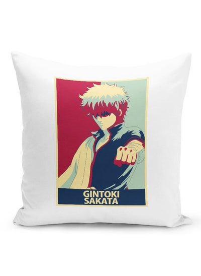 اشتري Gintama Throw Pillow Gintoki Art Couch Cushion Hope Poster Style Anime Accent Pillow Gintama Art Gintama Anime Manga-Anime Character Fan في الامارات