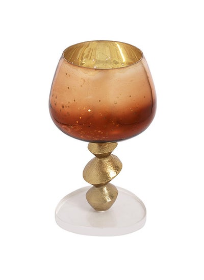 اشتري Ombre Candle Holder, Multicolour - 12x22 cm في الامارات