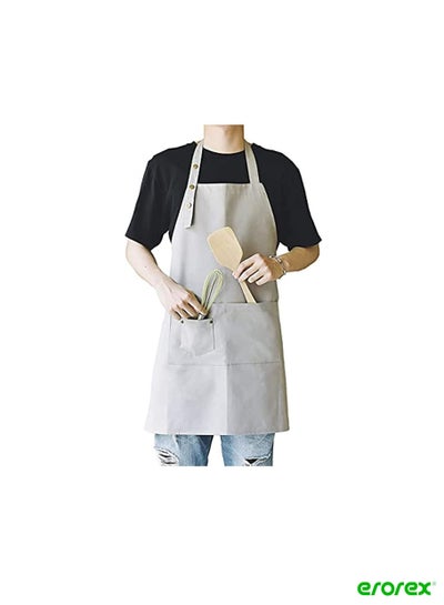 Buy Art Aprons KASTWAVE Durable Aprons for Painting Pottery Ceramics Mens Women Kitchen Cooking Aprons for Cooking BBQ Work Waterproof Grey in Saudi Arabia