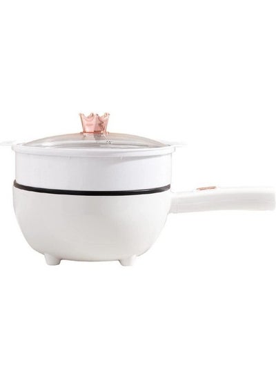 اشتري 3L Electric Hot Pot with Steamer and Temperature Control,Non-Stick Electric Cooker في الامارات