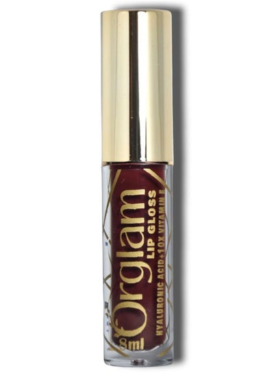 Buy Orglam Dark Coco Lip Gloss-long Lasting (Hyaluronic acid+10x vitamin E) in Egypt