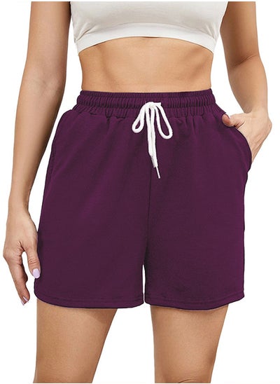 Buy Shorts With Pocket - High Waist Sports Short For Women in Egypt