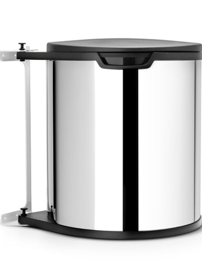 Buy BRABANTIA Builtin Bin 15 litre Brilliant Steel in UAE