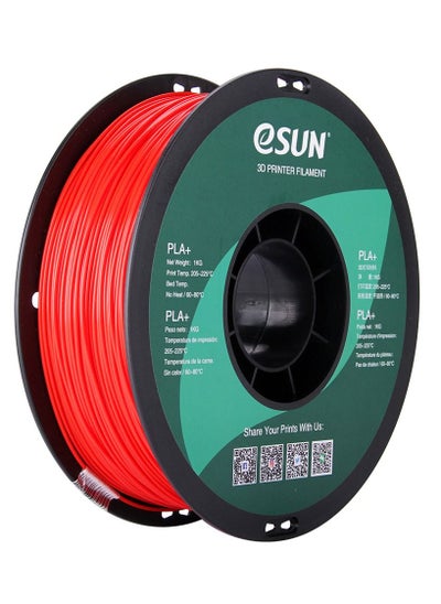 Buy Esun 3D Printer Filament PLA+ 1.75 mm Dimensional Accuracy +/- 0.05 mm 1 Kg (2.2 lbs) Spool 3D Printing Material for 3D Printers – Red in UAE