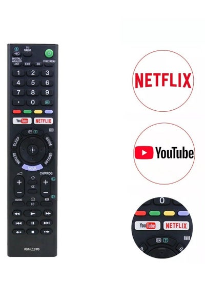 اشتري RMT-TX300P Replaced Remote Control fit for Sony BRAVIA 4K TV RMT-TX300B RMT-TX300U KD-65X7000E KD-55X7000E KD-49X7000E KD-43X7000E في السعودية