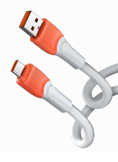 Buy USB C Cable A to Type Data Cord Premium Braided Compatible For Samsung Galaxy, MacBook Pro, Nintendo Switch, Huawei MateBook X Pro iPad Mini  3 Meter in UAE