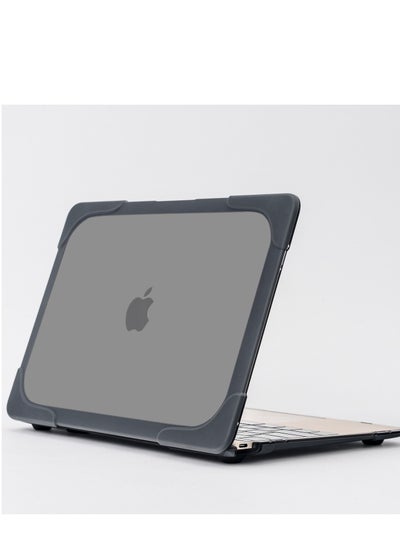 اشتري Hard Shell Case Cover with Kickstand Shockproof Function for MacBook Retina (A1534/A1931) 12 inch في الامارات