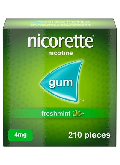 Buy Refreshing mint flavored gum, 4 mg - 210 pieces in Saudi Arabia