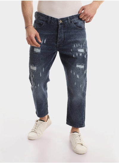 Buy Front Light Wash Jeans With Elastic Waist & Hem in Egypt