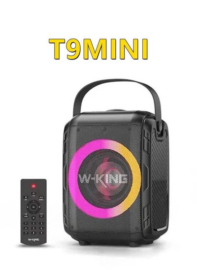 Buy Bluetooth Speaker Party Series T9 Mini 20W Battery 4000 mAh, Black in UAE