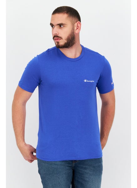 اشتري Men Sportswear Fit Short Sleeve Outdoor T-Shirt, Blue في الامارات