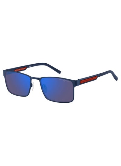 Buy Men's UV Protection Rectangular Shape  Sunglasses TH 2087/S BLUE 40 - Lens Size: 39.6 Mm - Mtt Blue M in UAE