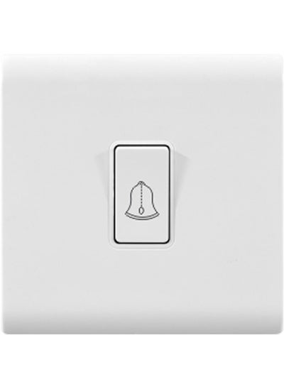 Buy 1-Gang Vivace Retractive Door Bell Switch with Symbol 2 Way 10 A in UAE