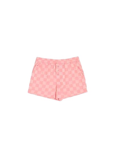 Buy Girls Satin Checkered Shorts (Kids) in Egypt