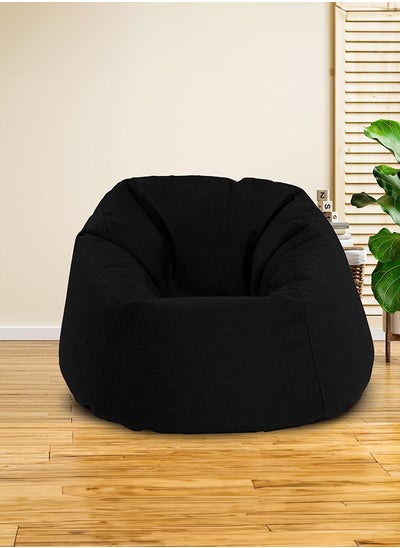 Buy Solly | Linen Bean Bag Chair with EPS Beads Filing in Saudi Arabia