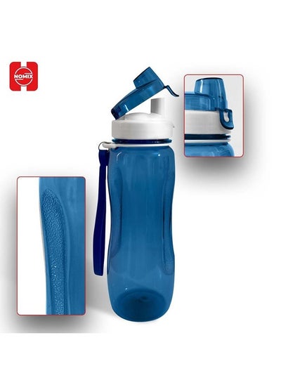 Buy water bottle infinity design 800ml blue in Egypt