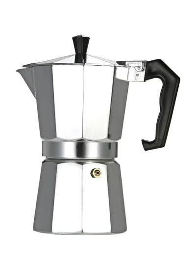 Buy 3-Cup Countertop Espresso Percolator Silver/Black in Egypt