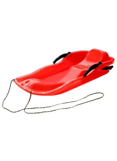 اشتري Portable Snow Sled Sand Grass Skiing with Pull Rope, Slippery Racer Downhill Toboggan Rolling Snow Slider, for Kids Boat Sledge Sprinter (Random color). في الامارات