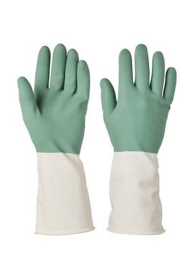 Buy Dishwashing and Cleaning Gloves 23 cm Size M in Saudi Arabia