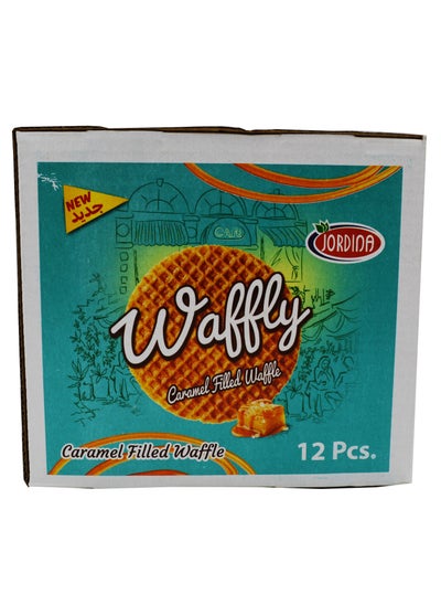 Buy Waffly Biscuits Caramel Filled Waffly 456g in UAE