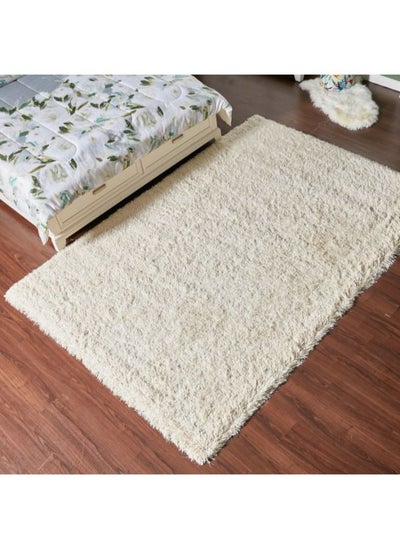 Buy Handpicked Furniture Fluffy White Rug, Ultra Soft Area Carpets For Bed Room, Living Room, And Dining Room, Antislip Floor Carpets, Easy To Clean, Made In Turkey in UAE