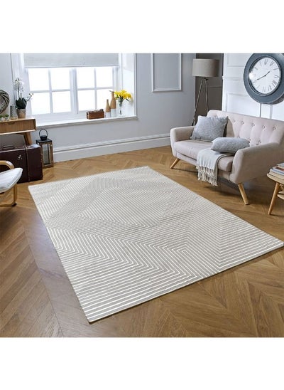 Buy Handpicked Furniture Neutral Cream Rug, Ultra Soft Area Carpets For Bed Room, Living Room, And Dining Room, Anti Slip Floor Carpets, Easy To Clean, Made In Turkey, Rectangle in UAE