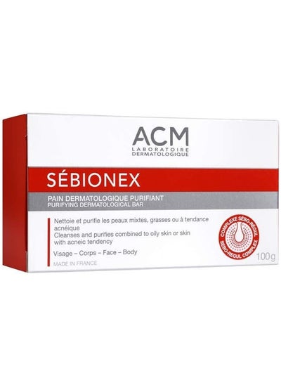 Buy Acm Sebionex Purifying Bar 100Gm in UAE