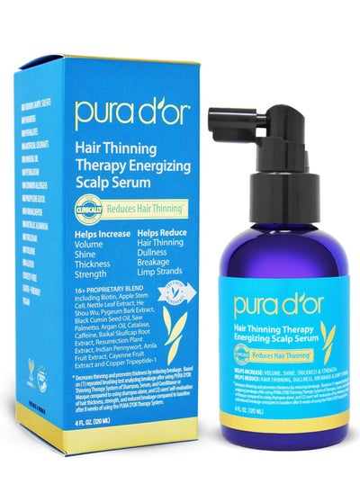 اشتري pura d'or Hair Thinning Therapy Energizing Scalp Serum Revitalizer في مصر