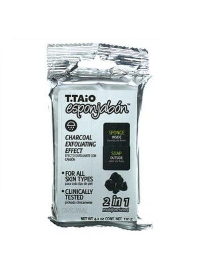 Buy T. Taio Charcoal Soap-Sponge 4.2 oz 120 g in UAE